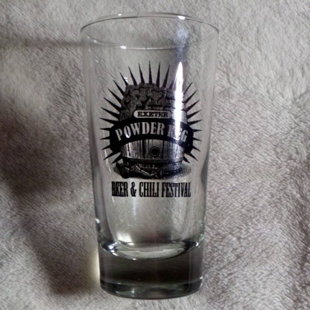 EXETER POWER KEG BEER & CHILI FESTIVAL GLASS